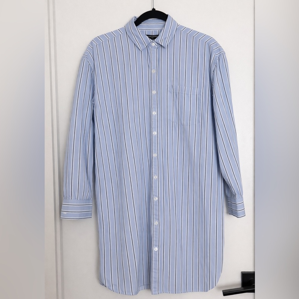 Banana Republic Blue Striped Button Down Shirt Size S
